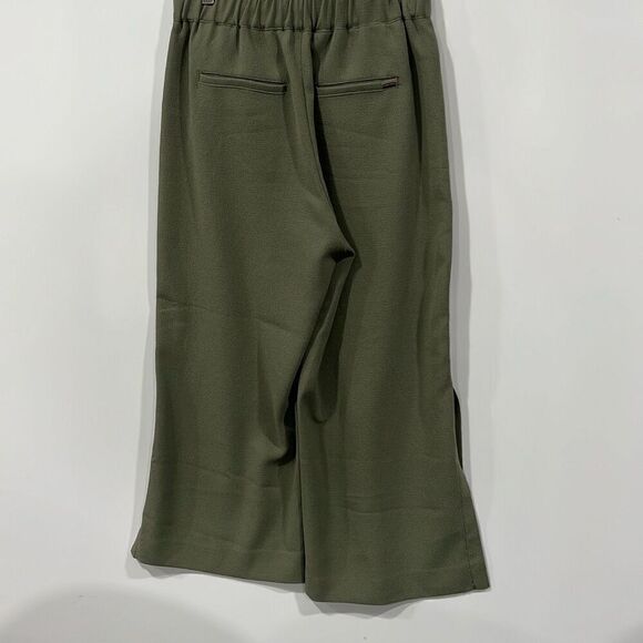 WHBM the wide leg crop green size 2 - Picture 5 of 11